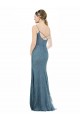 Fourreau Bretelles spaghetti Col V Dentelle Longue Robes demoiselle d'honneur