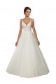 Ivoire Princesse Bretelles spaghetti Tulle Dentelle Boho Robes de mariée